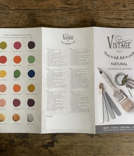 Kalkmaling Farvekort med alle 69 smukke farver