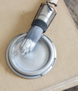 Metallic Sølv kalkmaling 200ml