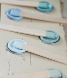 Kalkmaling Powder Blue blå 100ml
