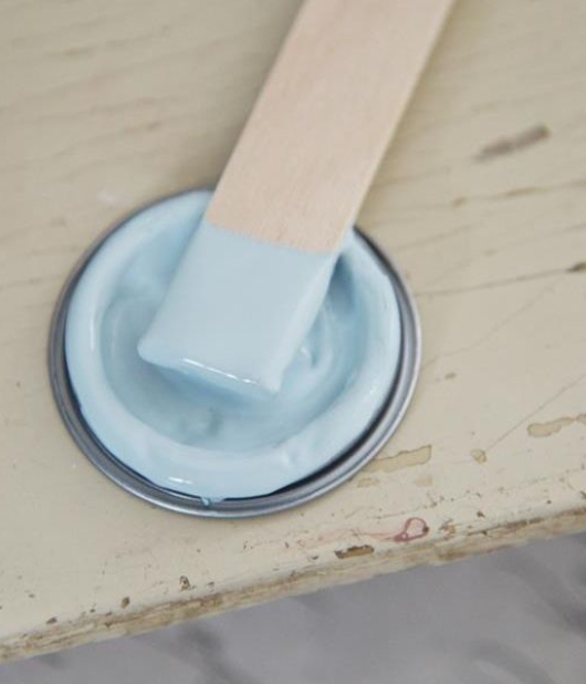 Kalkmaling Powder Blue blå 100ml